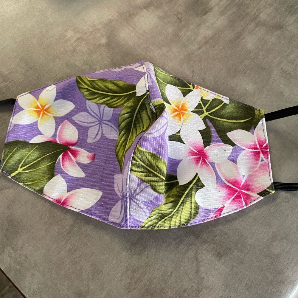 Hawaiian Floral Face Mask
